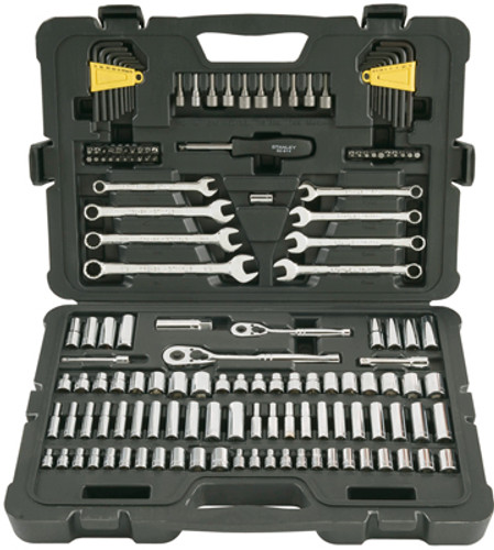 Stanley Tool Set, Mechanics , w/Case, 145pc