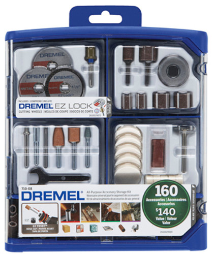 Dremel General Purpose Moto-Tool Accessories Assortment -  160pc