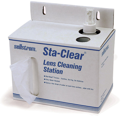 Sellstron Sta-Clear Disposable Lens Cleaning Station - pkg/1000