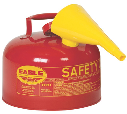 Eagle Metal Safety Cans Type 1, 2-1/2 Gallon