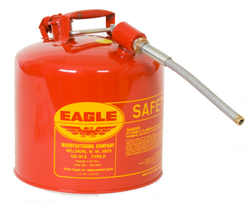 Eagle Metal Safety Cans Type II, 5 Gallon