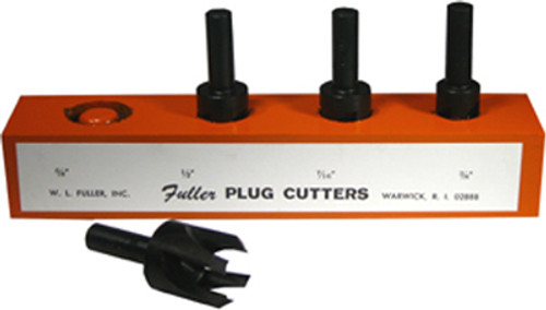 WL Fuller Plug Cutter Set - 4 Piece Set