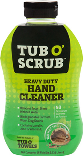 Federal Process Tub O'Scrub  Heavy-Duty Hand Cleaner - 18 oz. Squeeze Bottle