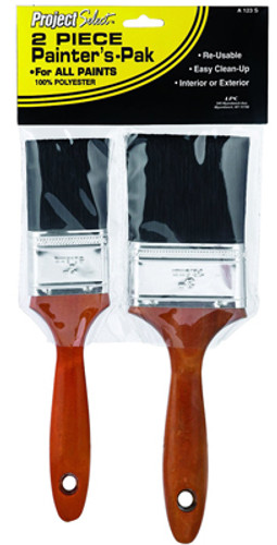 Linzer Polyester Paint Brush Set - Set/2 - 2" and 3"