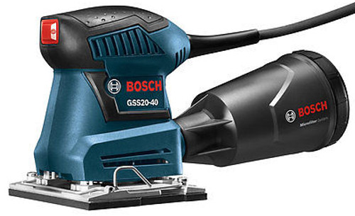 Bosch 1/4 Sheet Orbital Finishing Sander - 2.0 Amps/12,000 OPM