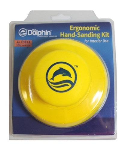 Blue Dolphin Ergonomic Hand Sanding Kit, 11 pc