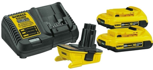 DeWalt 18V 20V Adapter Battery Combo Kit