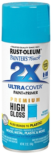 Rust-Oleum 2X Ultra Cover Spray Paint, 12 oz., High Gloss, Morning Waterfall