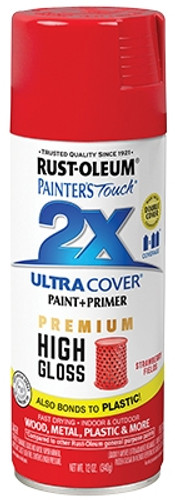 Rust-Oleum 2X Ultra Cover Spray Paint, 12 oz., High Gloss, Strawberry Fields