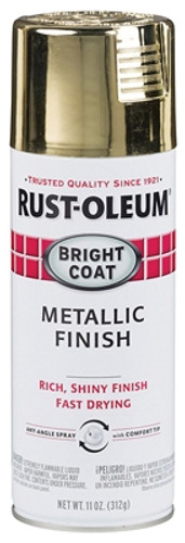 Rust-Oleum Bright Coat Metallic Spray Paint - Gold Metallic - 11 oz.