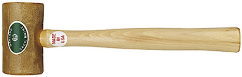 Garland Rawhide Mallet, 1-3/4" Face Dia, 3-3/8" Face Length, 9 oz.