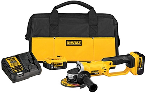 DeWalt 20V MAX* Cordless Angle Grinder Tool Kit