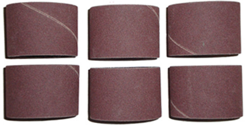 Clesco Sanding Sleeves - 1/2" x 1/2" 50 Grit - pkg/6
