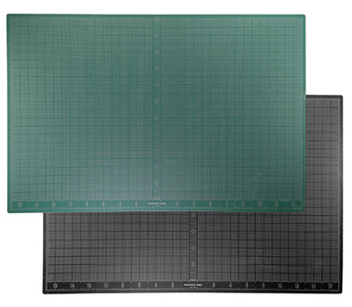 Pacific Arc Green/Black Gridded 3-Ply Cutting Mat 24x36