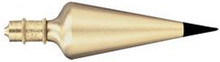 Johnson Level Brass Plated Steel Plumb Bob - 8 oz./4-1/2"