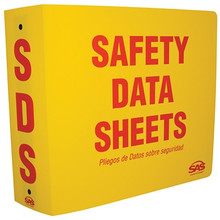 SAS Safety MSDS Binder - 3"