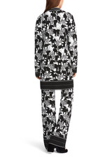 MARC CAIN White and Black Ladies Cardigan