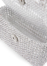 MARC CAIN Silver Beaded Belt With Mini Pocket MARC CAIN Silver Beaded Belt With Mini Pocket