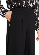 MARC CAIN Black Rhodos Trousers With Jogging Waistband