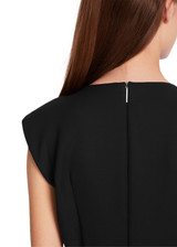 MARC CAIN Black Wrap-Look Dress
