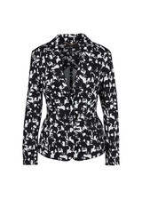 MARC CAIN Blckndwht Blazer In Techno Stretch