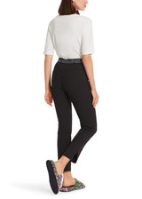 MARC CAIN Black Knitted In Germany Check Top