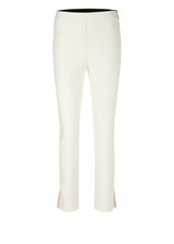 MARC CAIN Off White Knitted In Germany Check Top