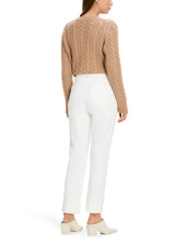 MARC CAIN Off-White Fyli "Rethink Together" Coloured Jeans