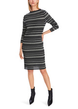 MARC CAIN Midnight Blue Dress - Knitted In Germany