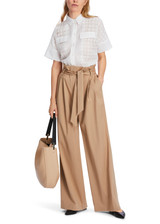MARC CAIN Bright Toffee Wichita Wide Leg Palazzo Trousers