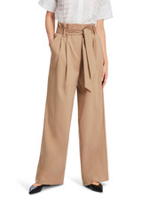 MARC CAIN Bright Toffee Wichita Wide Leg Palazzo Trousers
