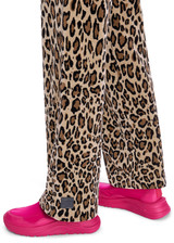 MARC CAIN Soft Moon Rock Welby Wide Trousers In Nicki Velvet