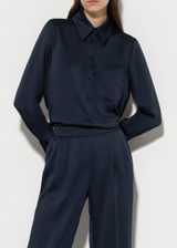 LUISA CERANO TECHNO SILK SHIRT