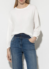 LUISA CERANO SILK BLEND BLOUSE LUISA CERANO SILK BLEND BLOUSE