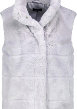 MONARI Silver Grey Fleecy Gilet