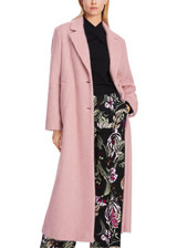 MARC CAIN Bright Rose Tan Fluffy Maxi Coat