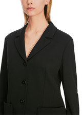 MARC CAIN Black Blazer With Structured Outer Material