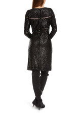 MARC CAIN Black Sequin Dress