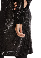 MARC CAIN Black Sequin Dress