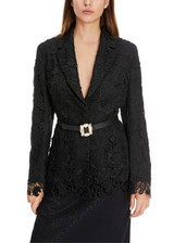 MARC CAIN Black Guipure Lace Blazer