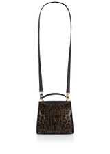 MARC CAIN Leo Leo Pattern Satchel Bag With Crystals
