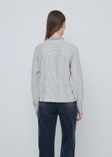 YERSE Sand Striped Button-Up Shirt YERSE Sand Striped Button-Up Shirt
