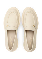 MARC CAIN Bright Ecru Moccasins With Treaded Sole | YC SC.02 L08 MARC CAIN Bright Ecru Moccasins With Treaded Sole | YC SC.02 L08
