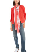 MARC CAIN Campari Solid Blazer With Patch Pockets | YS 34.01 W05