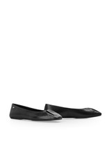 MARC CAIN COLLECTIONS Black Goat Nappa Ballerina With Soft Sole | YC SF.02 L06
