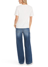 MARC CAIN COLLECTIONS Off-White Printed Shirt Rethink Together | YC 48.10 J13
