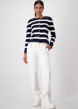 MONARI Off-White Trousers With Chains At Waistband | 409491