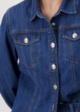 MONARI Jeans Colour Shirt CollarJeans Blouse | 409500 MONARI Jeans Colour Shirt CollarJeans Blouse | 409500
