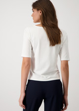 MONARI Off-White Basic T-Shirt | 409369