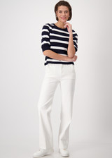 MONARI Deep Ocean Striped Striped Knitted Jumper | 409232